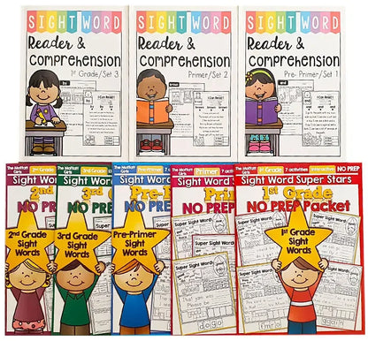 Sight Word Mastery: Pre-Primer to 3rd Grade Phonics Practice Book