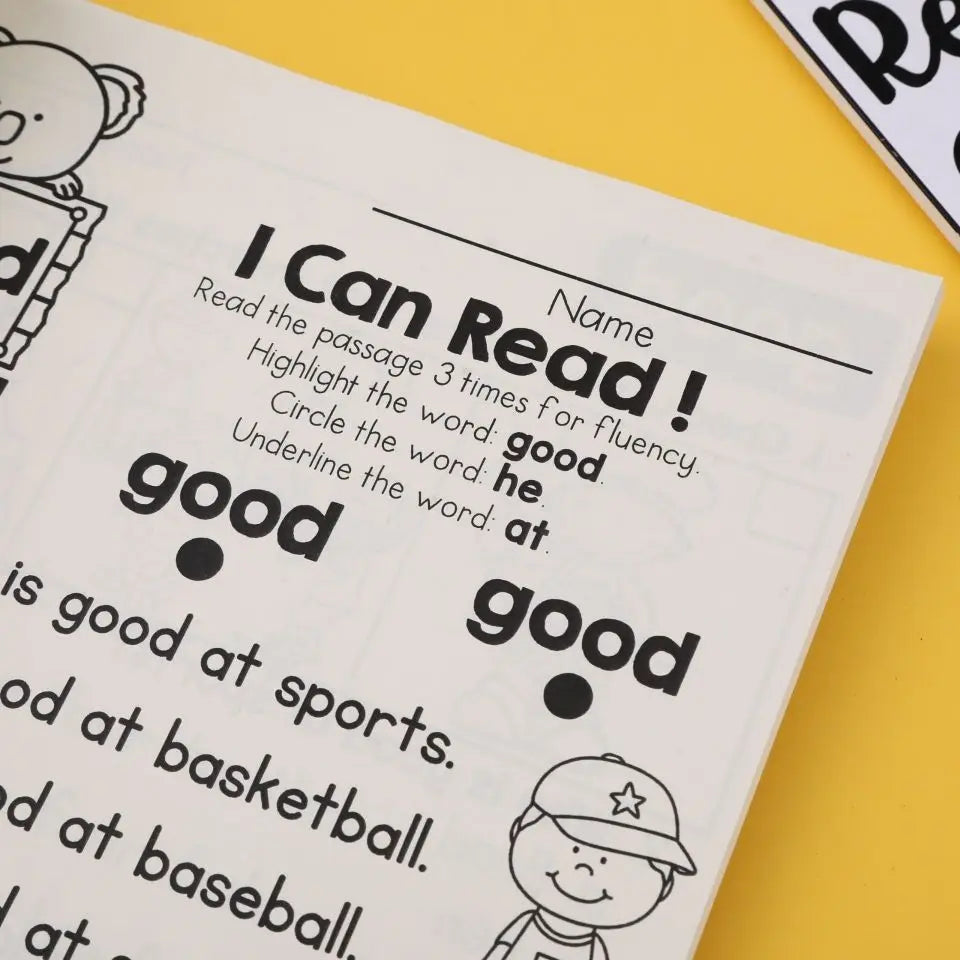 3-Book Sight Word Comprehension Bundle: English Reading Training