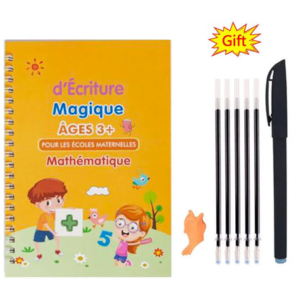 Free Shipping SANK Copybooks Pen Magic Copy Book Free Wiping Children's Kids Writing Sticker Practice Copybook For Calligraphy