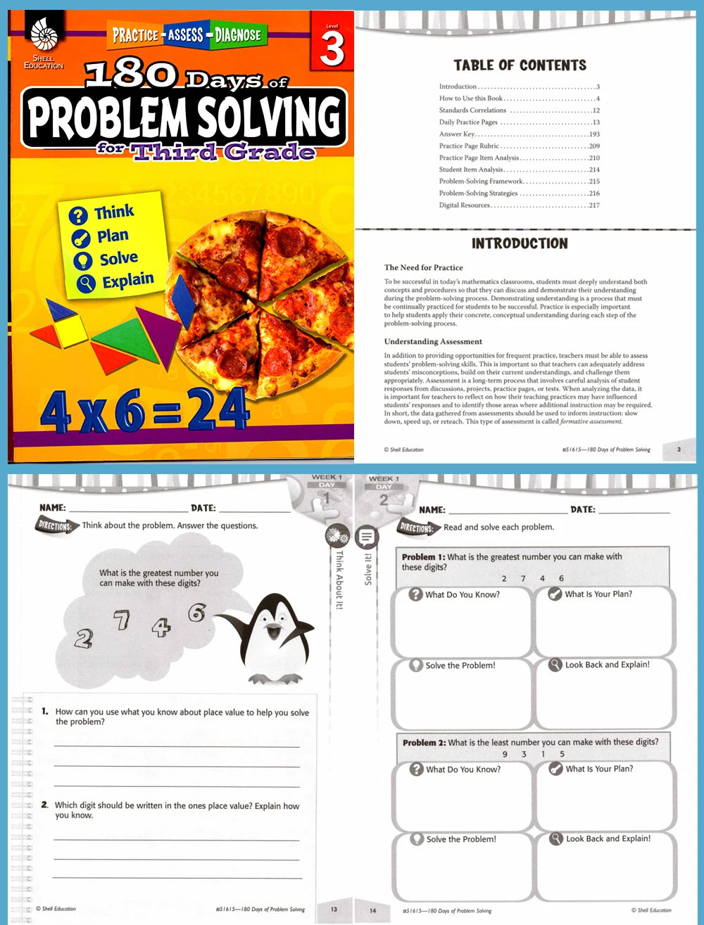 180 Days Language Practice: K-6 Grammar & Reading Comprehension Workbook