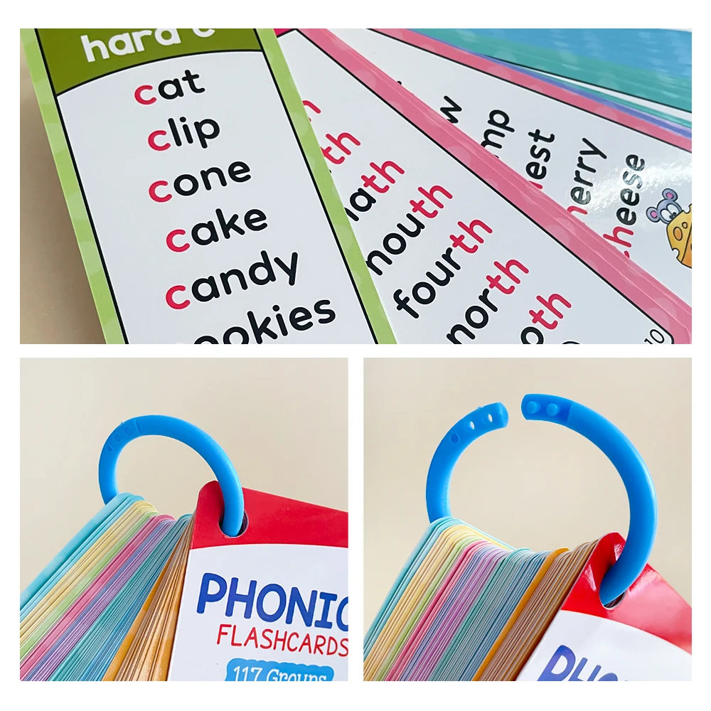 Phonics Learning Made Easy: Montessori English Vocabulary Cards