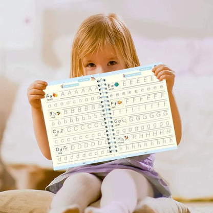 Free Shipping SANK Copybooks Pen Magic Copy Book Free Wiping Children's Kids Writing Sticker Practice Copybook For Calligraphy