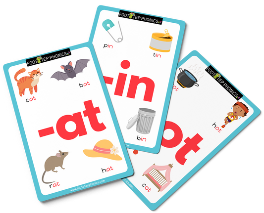 FootStep Phonics Step 2 Flashcards